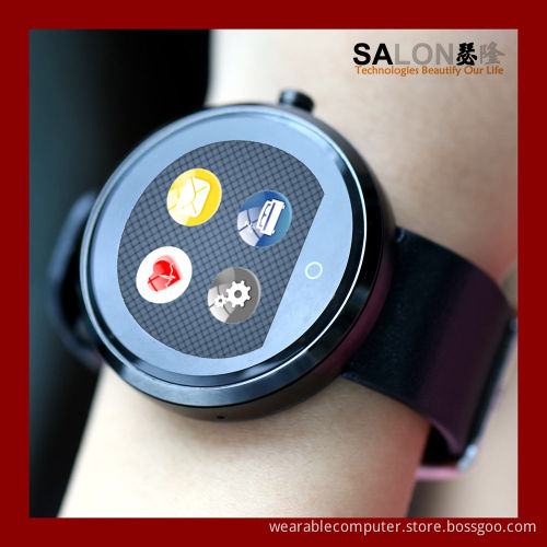 2016 Trade Assurance New Bleutooth 4.0 Round Smart Watch with Heart Rate Monitor
